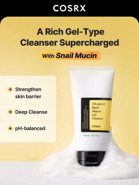 Advanced Snail Mucin Gel Cleanser Type